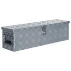 vidaXL Aluminium kist 80,5x22x22 cm zilverkleurig, Doe-het-zelf en Bouw, Gereedschapskisten, Verzenden, Nieuw