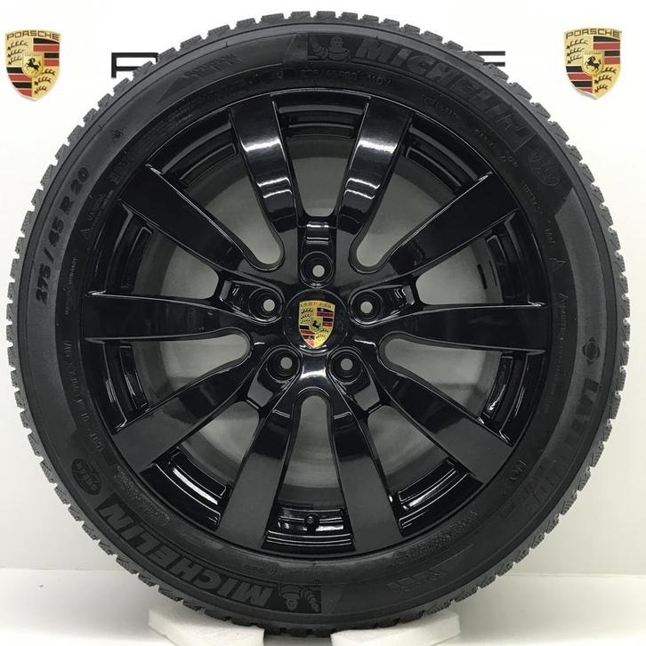 Porsche Cayenne ORIGINELE 20 SportDesign II met zomerbanden, Auto-onderdelen, Banden en Velgen, 20 inch, Zomerbanden, 275 mm, Personenwagen