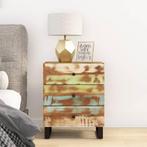 vidaXL Nachtkastje 50x33x62 cm massief gerecycled hout en, Huis en Inrichting, Verzenden, Nieuw