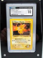 Pokémon Graded card - Lt. Surges Pikachu - CGC 10 - WOTC -, Nieuw