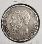 Belgique. Léopold II. 5 Francs 1868 (Sans prix de réserve), Postzegels en Munten