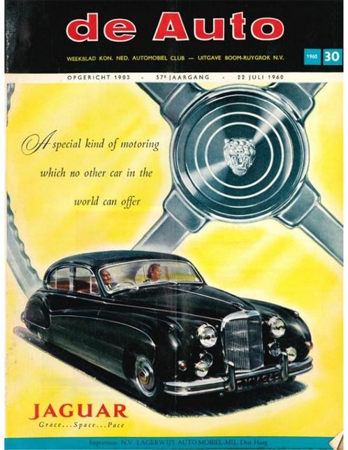 1960 DE AUTO MAGAZINE 30 NEDERLANDS, Livres, Autos | Brochures & Magazines