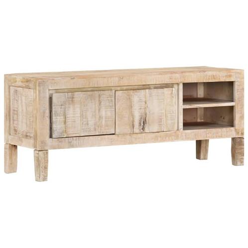 vidaXL Tv-meubel 110x35x46 cm massief mangohout, Huis en Inrichting, Kasten | Overige, Nieuw, Verzenden