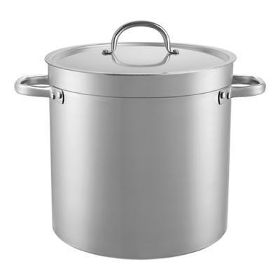 Kookpan aluminium | 16,5 liter | Met deksel | Ø28x28(h)cm, Zakelijke goederen, Horeca | Keukenapparatuur, Nieuw in verpakking