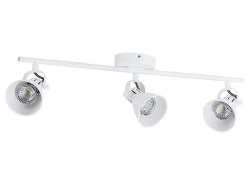 Veiling - EGLO Seras 1 spot 3-lichts wit 59,5 cm GU10, Huis en Inrichting, Lampen | Spots, Gebruikt