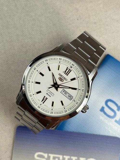 Seiko - Seiko 5 Automatic Day-Date - Zonder Minimumprijs -, Handtassen en Accessoires, Horloges | Heren
