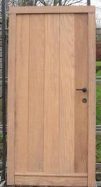 authentieke afrormosia houten buitendeur , staldeur , deur, Ophalen of Verzenden, Buitendeur