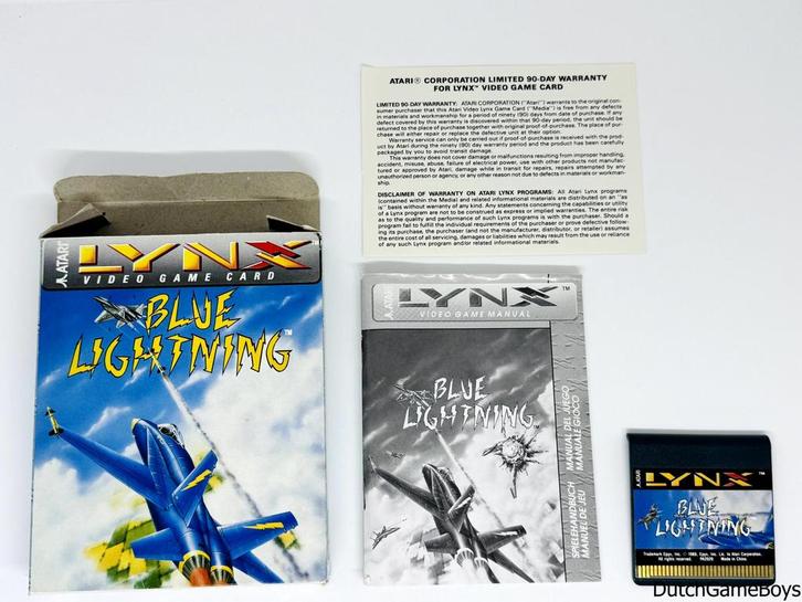 Atari Lynx - Blue Lightning, Games en Spelcomputers, Spelcomputers | Atari, Gebruikt, Verzenden