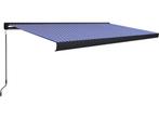 vidaXL - Luifel - handmatig - 500x300 - cm - blauw - en -, Maison & Meubles, Accessoires pour la Maison | Autre, Verzenden