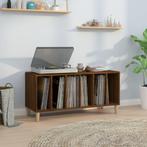 vidaXL Platenkast 100x38x48 cm bewerkt hout bruin eikenkleur, Verzenden, Nieuw