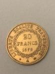 Frankrijk. Third Republic (1870-1940). 20 Francs 1878-A