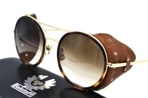 Belstaff - Made in Japan - PINNER TITANIUM & LEATHER -, Handtassen en Accessoires, Zonnebrillen en Brillen | Dames