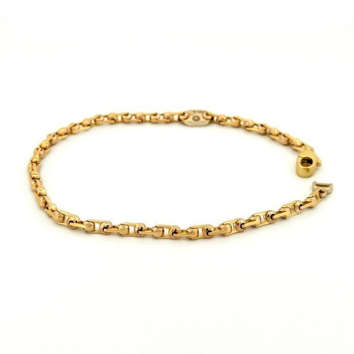 Armband - 18 karaat Geel goud - Volledige link armband, Handtassen en Accessoires, Armbanden