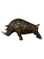Sculpture, Prachtig standbeeld van neushoorn - 5,1 kg - 35