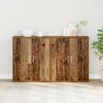 vidaXL Highboard 2 pcs Oude hout 60 x 31 x 70 cm Bewerkt, Verzenden, Nieuw