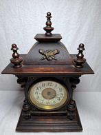 Tafelklok - Junghans - Vintage Hout, Glas, Messing -, Antiek en Kunst