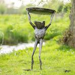 Vogelbad - Metaal - Groot Kikker vogel bad