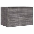 vidaXL Tuinbox 150x100x100 cm poly rattan grijs, Verzenden, Nieuw