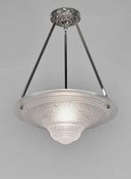 Muller freres French art deco pendant light - Hangende, Antiek en Kunst