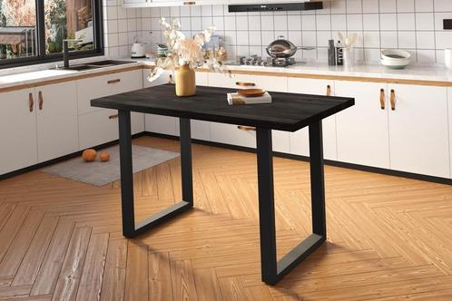 Nicola bartafel, mango black (nieuw, outlet), Huis en Inrichting, Tafels | Eettafels, Nieuw, Overige houtsoorten, Metaal