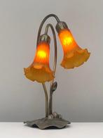 Tafellamp - Glas, Legering, Antiek en Kunst