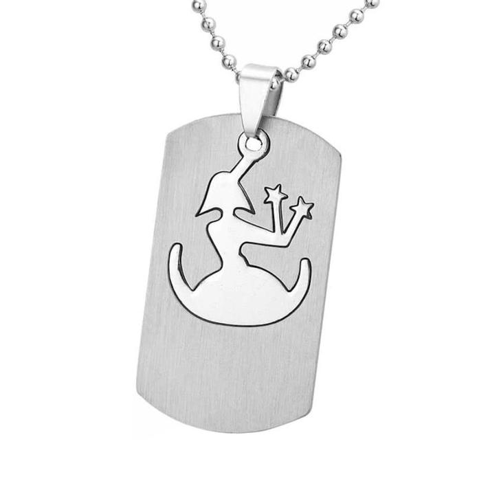 Fako Bijoux - Ketting - RVS Hanger - Sterrenbeeld Open -, Handtassen en Accessoires, Kettingen, Verzenden