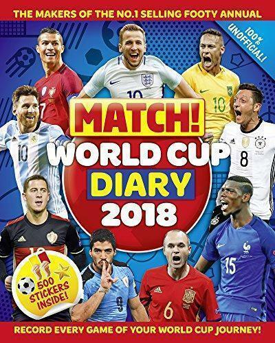 Match World Cup 2018 Diary, MATCH,Books, Macmillan, Livres, Livres Autre, Envoi