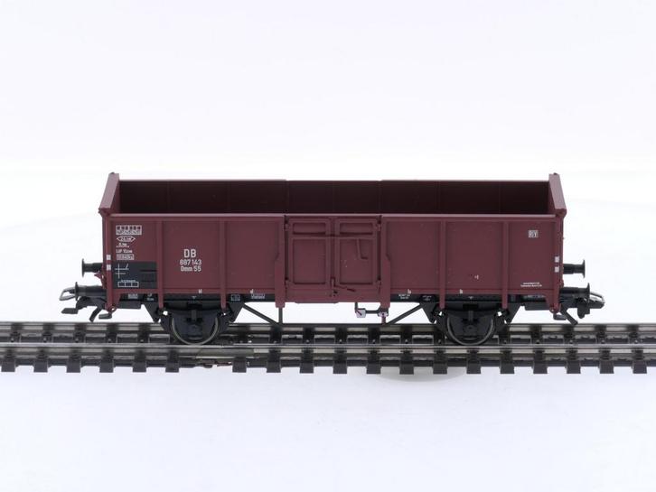 Schaal H0 Märklin 46058 goederenwagen Omm 55 van de DB #585, Hobby en Vrije tijd, Modeltreinen | H0, Wisselstroom, Analoog, Zo goed als nieuw
