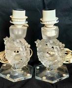 Lalique - Lampe de table avec figurine (2) - Mésanges -, Antiek en Kunst