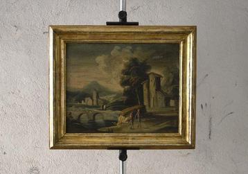 Scuola Nord Europea (XVIII) - Paesaggio con figure