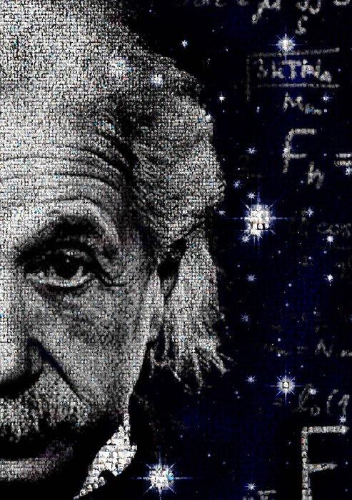 David Law - Crypto Albert Einstein III, Antiek en Kunst, Kunst | Designobjecten