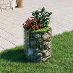 vidaXL Gabion paal rond Ø50x50 cm gegalvaniseerd staal, Tuin en Terras, Verzenden, Nieuw