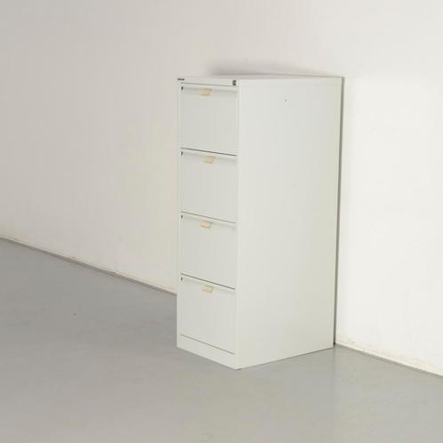 Bisley dossierkast, lichtgrijs, 132 x 47 cm, 4 laden, Huis en Inrichting, Kasten | Roldeurkasten en Archiefkasten, Gebruikt, Ophalen of Verzenden