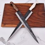 Keukenmes - Slicing knife - hout en hars, hoogwaardig staal, Antiek en Kunst