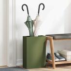 vidaXL Opslaghaak & Rek met opslag Olijfgroen 28 x 12 x 41, Huis en Inrichting, Woonaccessoires | Paraplubakken, Verzenden, Nieuw