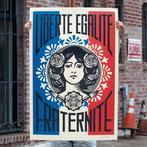Shepard Fairey (OBEY) - OBEY Liberté, Egalité, Fraternité -, Antiek en Kunst
