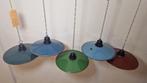Plafondlamp - Emaille, Staal - Emaille lamp 5 stuks, Antiek en Kunst