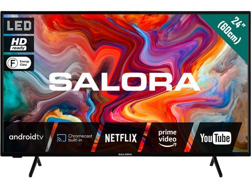 Salora SMART24TV Zwart, Huis en Inrichting, Woonaccessoires | Overige, Nieuw, Verzenden