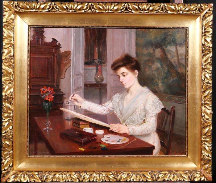 Paul-Marie Lapierre-Renouard (1854-1940) - Portrait of a, Antiek en Kunst, Kunst | Schilderijen | Klassiek
