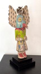 sculptuur, Poupée Kachina Hibou - 37 cm - Hout