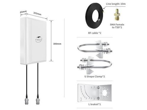 Veiling - KASER 4G LTE 5G-antenne voor buiten, Telecommunicatie, Antennes en Masten