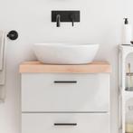 vidaXL Wastafelblad 60x30x(2-6) cm onbehandeld massief hout, Huis en Inrichting, Keuken | Keukenelementen, Verzenden, Nieuw