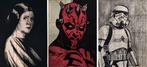 Boriani - Stormtrooper, Leya, Darth Maul - dipinti a mano su, Nieuw