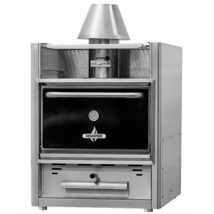 Houtskooloven | RVS | 75 Maaltijden | 769x756x1255(h)mm, Zakelijke goederen, Horeca | Keukenapparatuur, Nieuw in verpakking, Verzenden