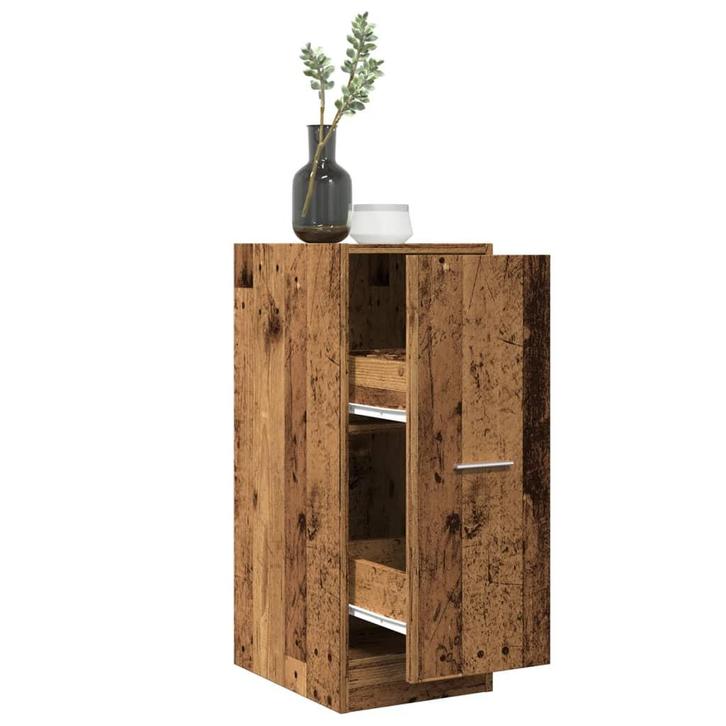 vidaXL Apothekerskast 30x41x77,5 cm bewerkt hout oud, Huis en Inrichting, Kasten | Overige, Nieuw, Verzenden