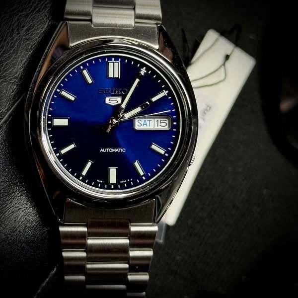 Seiko - SEIKO 5, DIAL BLU, RARO - Zonder Minimumprijs -, Handtassen en Accessoires, Horloges | Antiek