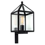 Strak & modern Bloemendaal Muurlamp Zwart met LED, Tuin en Terras, Verzenden, Nieuw