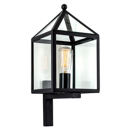 Strak & modern Bloemendaal Muurlamp Zwart met LED, Tuin en Terras, Buitenverlichting, Verzenden
