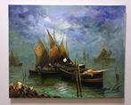 Guido Vuotto (1964) - Pescatori nel mare di Napoli, Antiek en Kunst