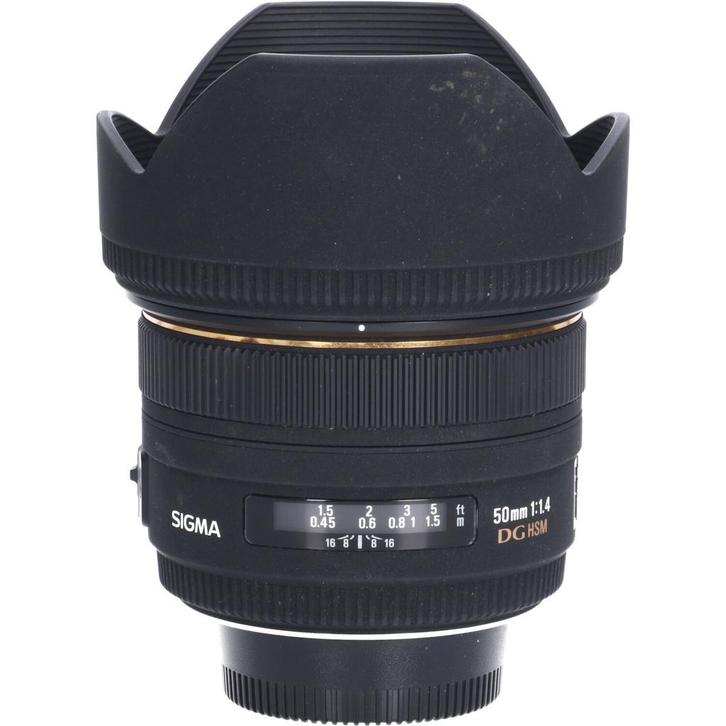 Tweedehands Sigma 50mm f/1.4 EX DG HSM Nikon-AF CM3028, Audio, Tv en Foto, Foto | Lenzen en Objectieven, Overige typen, Gebruikt